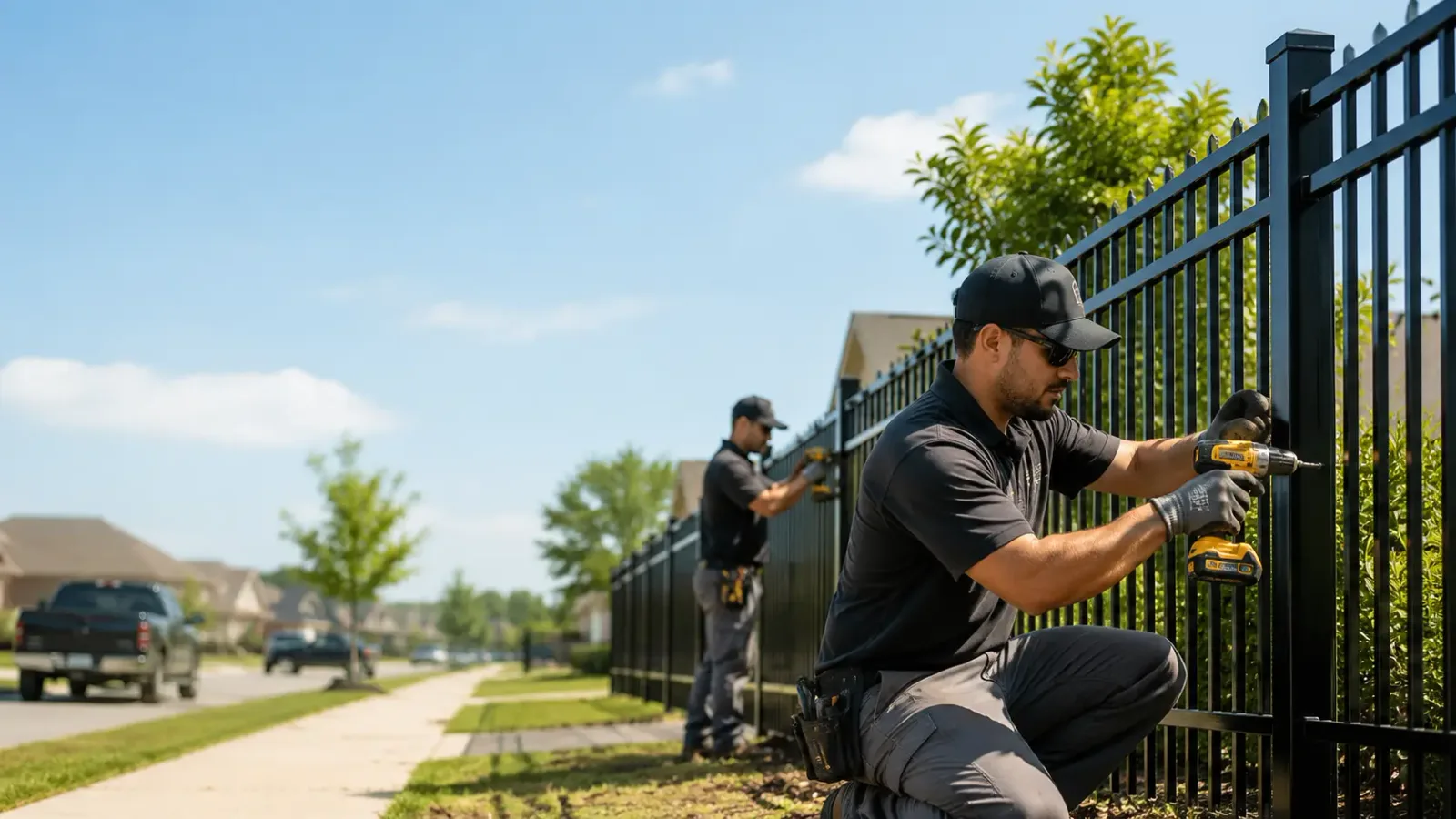 Metal Fence Installation in Martha, OK